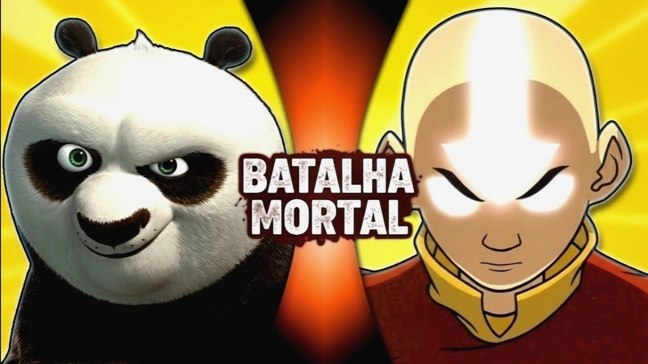 PO VS AANG (AVATAR VS KUNG FU PANDA) BATALHA MORTAL