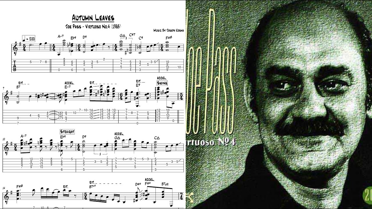 Joe Pass - Autumn Leaves (Transcription)
