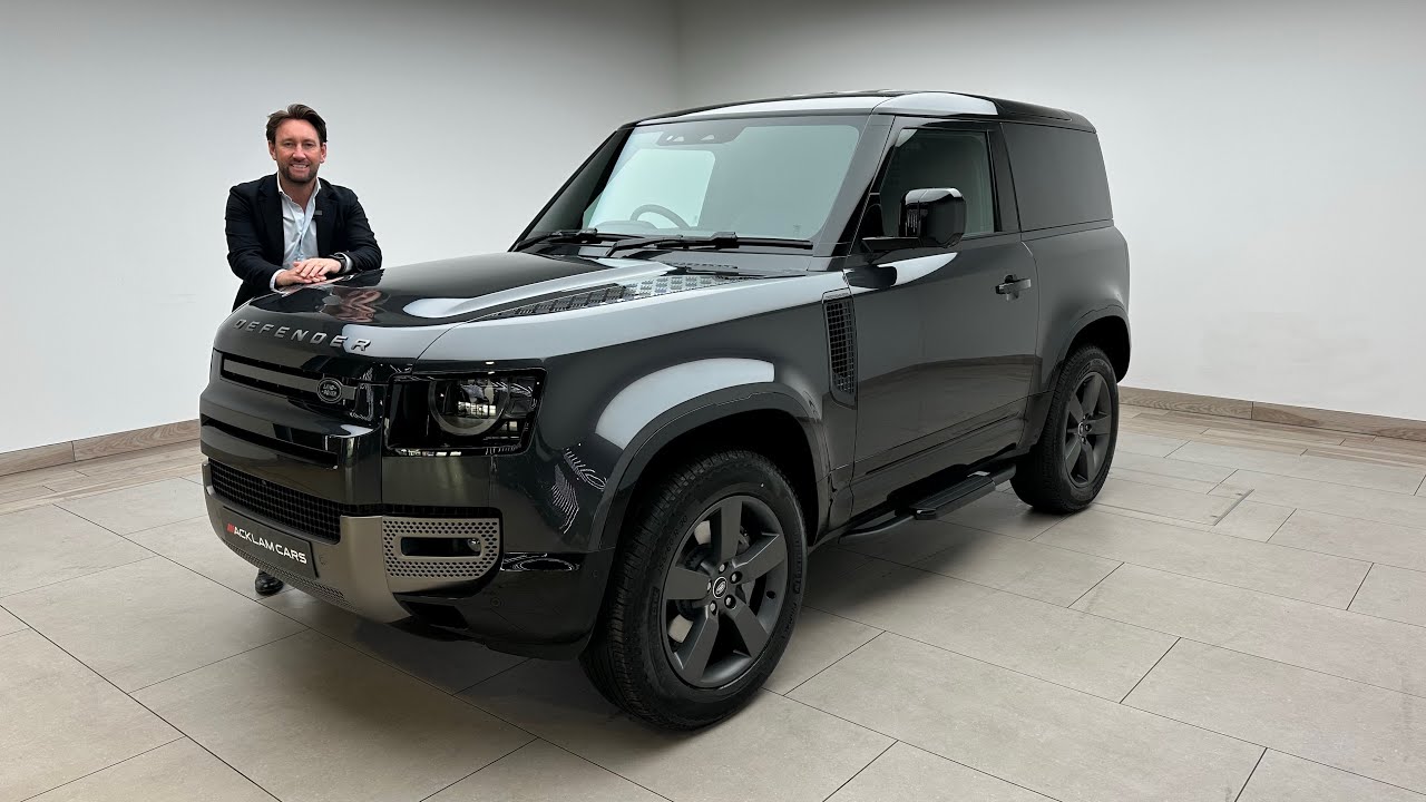 25 Reg Land Rover Defender 90 3.0 D350 X-Dynamic HSE Hard Top Commercial (3 Seat) (VAT Q)