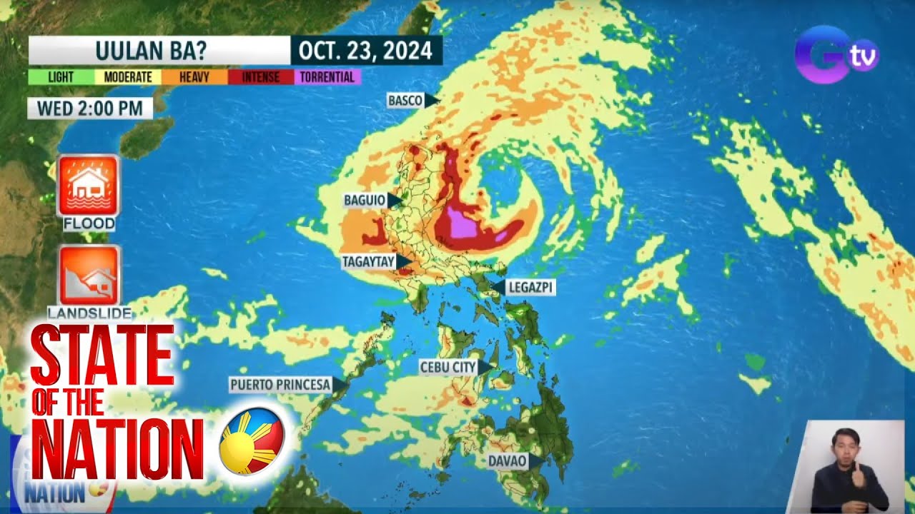 Bagyong Kristine, napanatili ang lakas nito habang kumikilos pa-Bicol Area | SONA