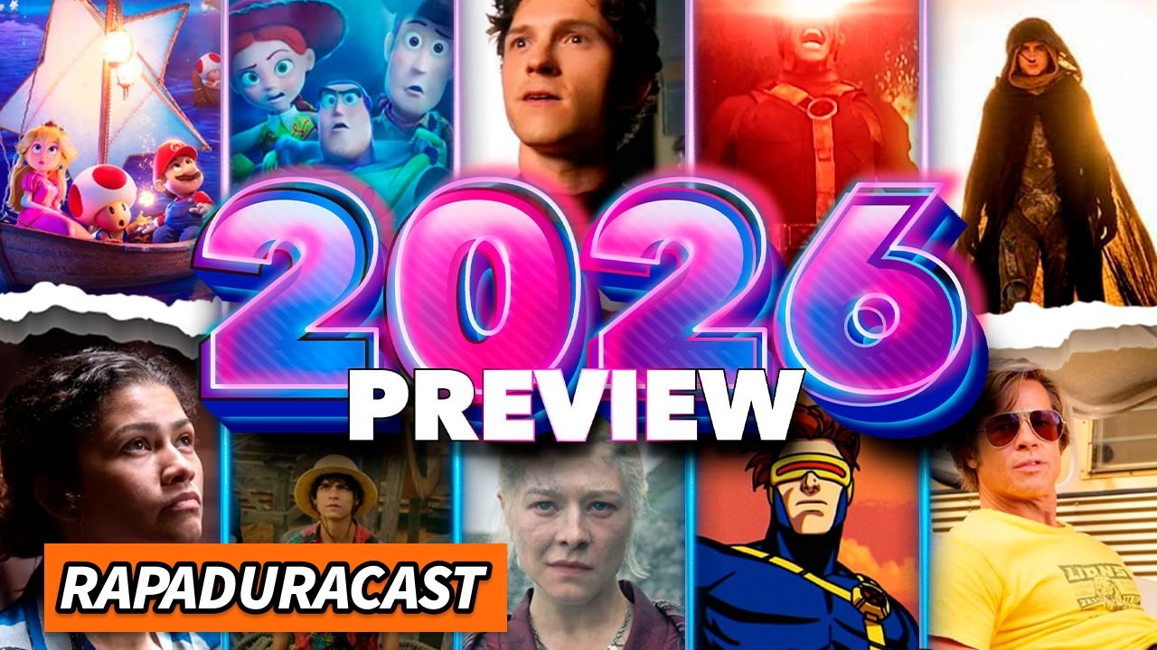 ⏳  EP. 895 | PREVIEW 2026!! OS FILMES E SÉRIES MAIS ESPERADOS DO ANO!! | RapaduraCast