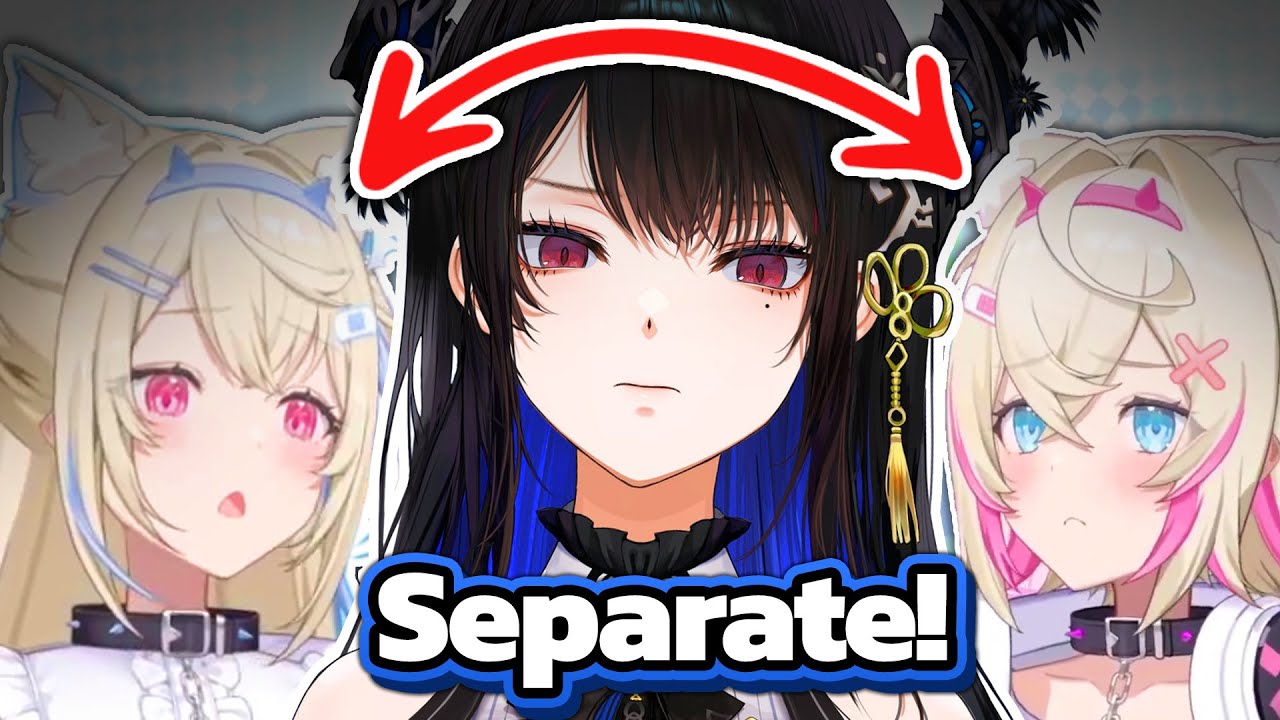 Nerissa tried to separate FuwaMoco apart IRL, but...