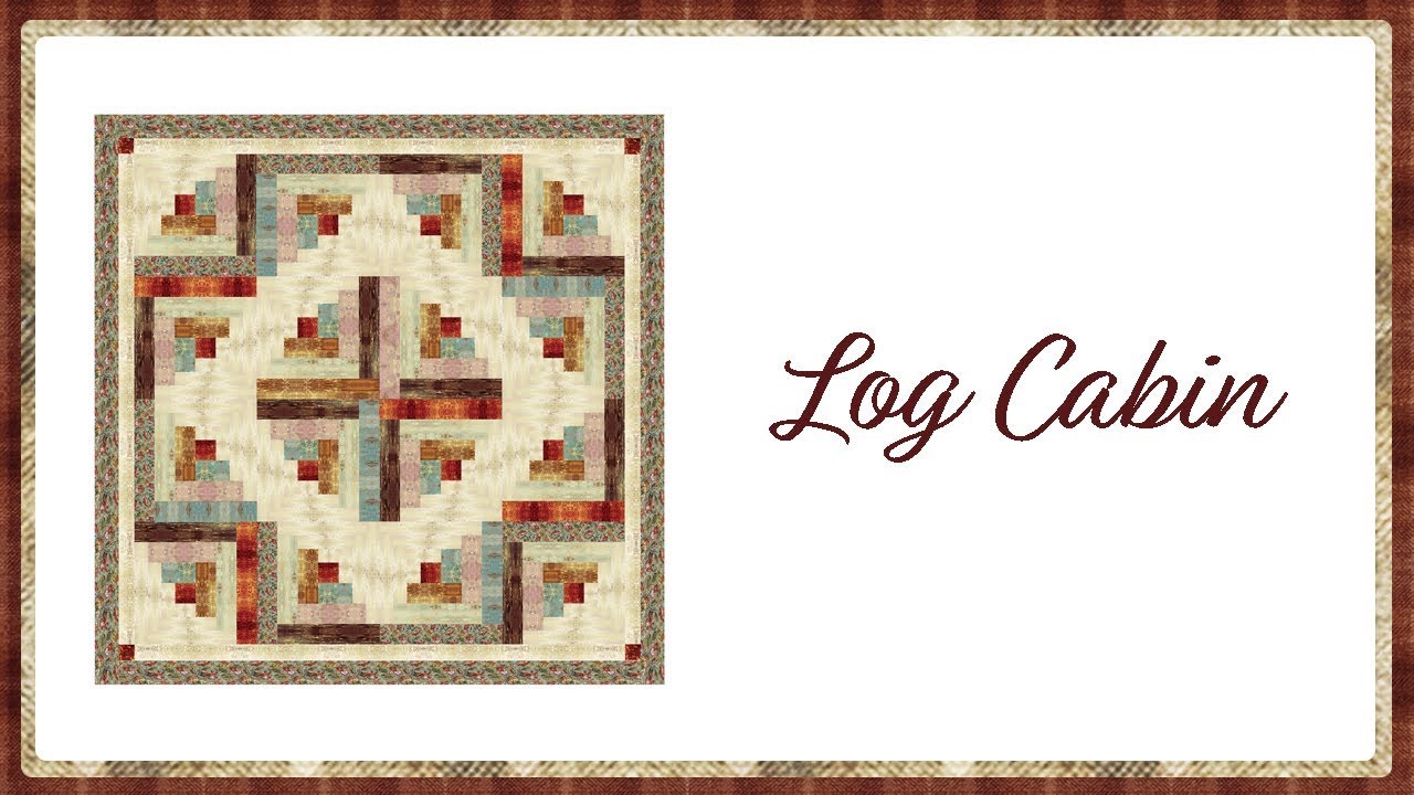 Técnica Log Cabin - Denise Sá Tecidos Digitais