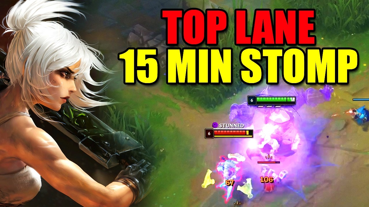 Rank 1 Riven Main – 15 Minute PERFECT Top Lane Stomp