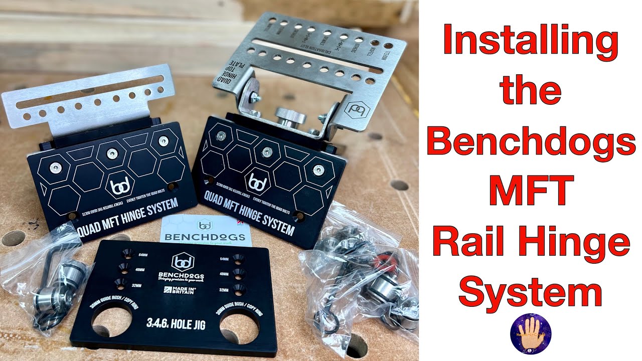 Installing the Benchdogs Quad Rail Hinge System to my MFT Top