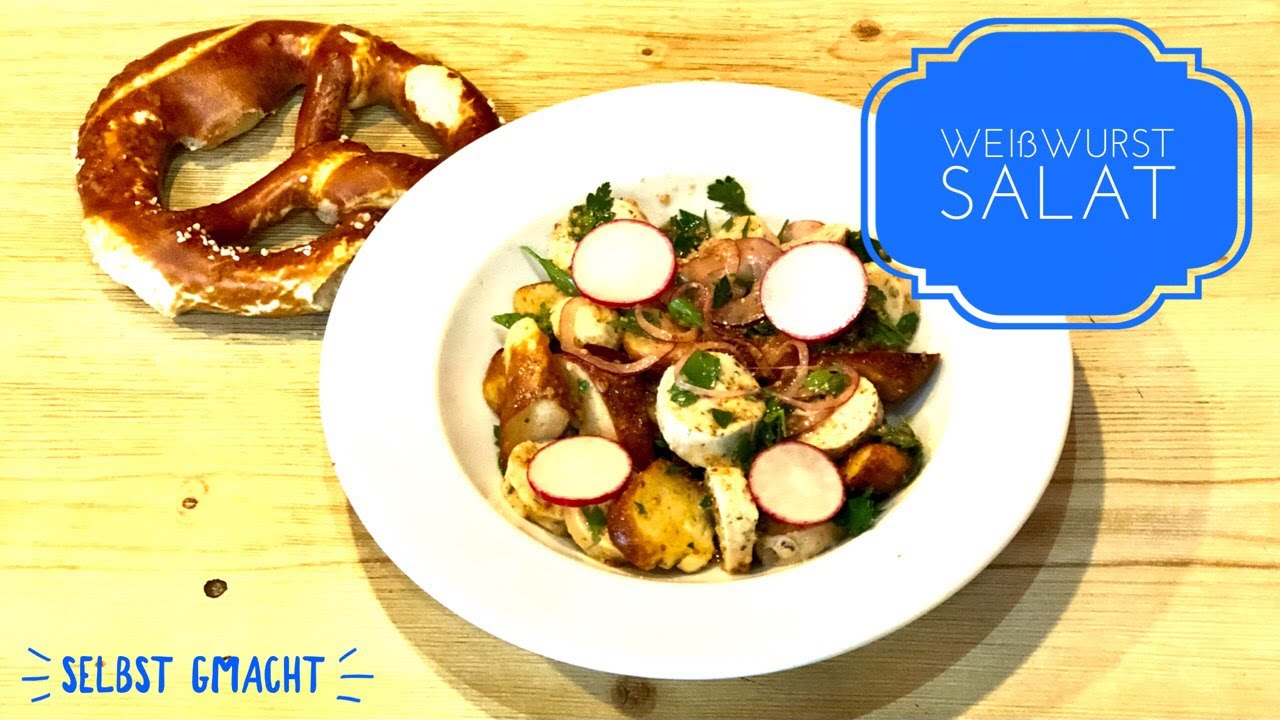 Bayrischer Wei&szlig;wurst Salat | Salat mal anders | einfaches Rezept | Rustikaler Salat