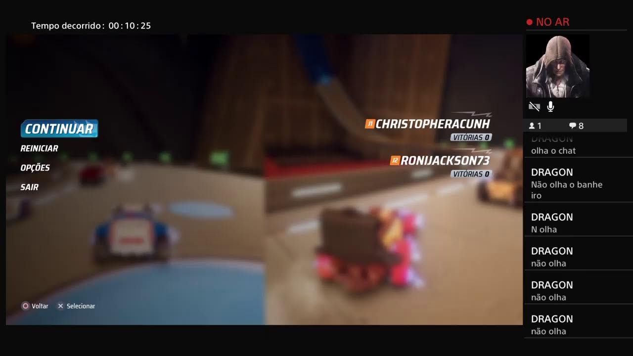 Transmiss&atilde;o ao vivo do PS4 de Ronijackson73