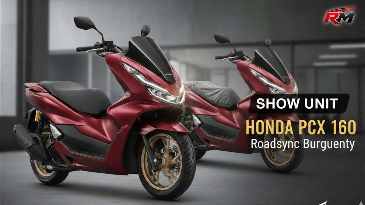 New PCX 160 Roadsync Burgundy - Show Unit