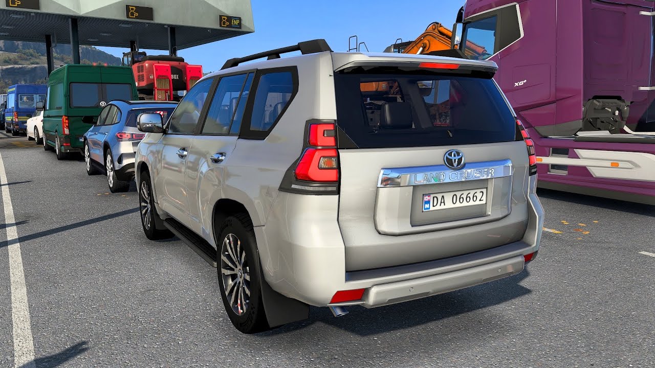 Toyota Land Cruiser Prado J150 2020 🚐 | Realistic Steering Wheel Gameplay | ETS2 1.57