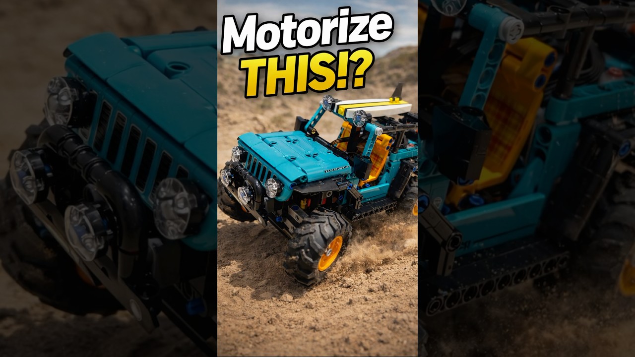 Motorize THIS!? LEGO Technic 42227 Jeep&reg; Wrangler Rubicon SUV RC Mod powered by BuWizz3.0 #buwizz