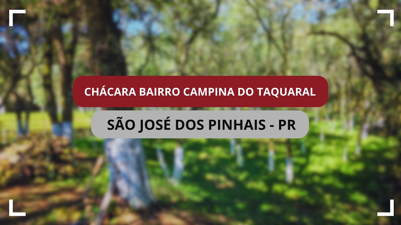 Chácara Campina do Taquaral - São José dos Pinhais