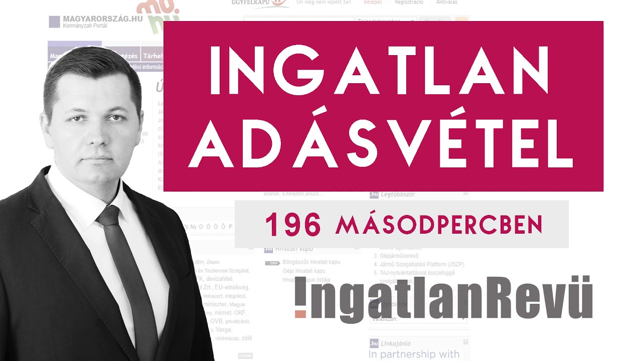 #02 Ingatlan adásvétel 196 másodpercben 🏠🎙️