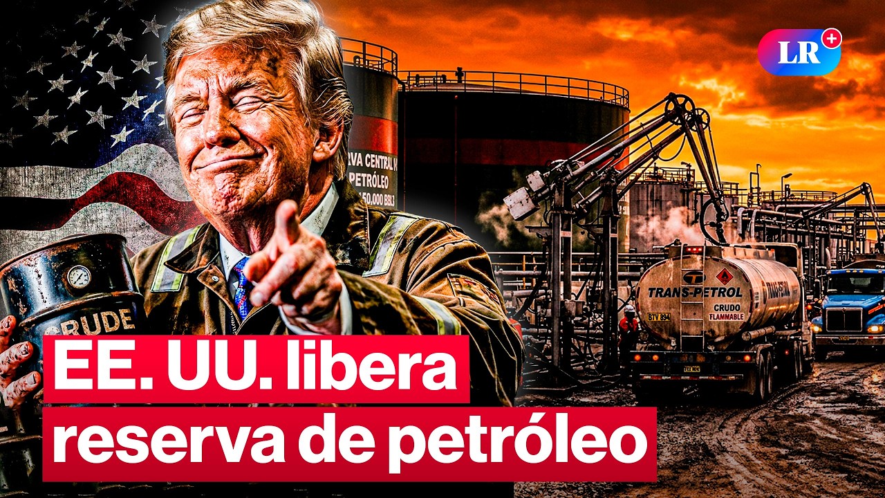 EE. UU. libera 172 millones de barriles de reservas de petróleo tras guerra en Medio Oriente | #LR