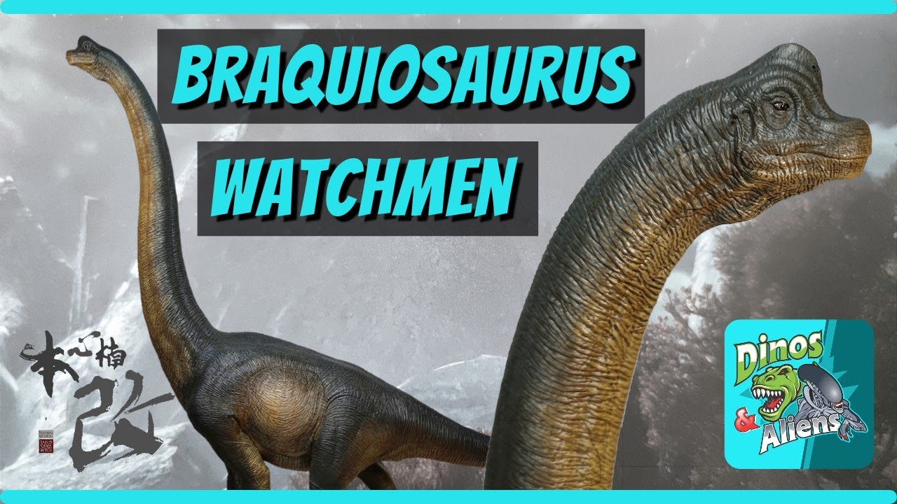 Braquiosaurus WATCHMEN Verde | Nanmu Studio | Unboxing Reseña Comparativa