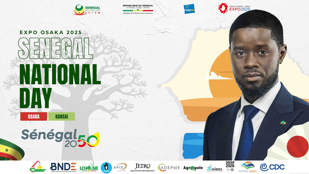 Journée du Sénégal à l’Expo 2025 Osaka, Cérémonie officielle avec le Président Bassirou Diomaye Faye