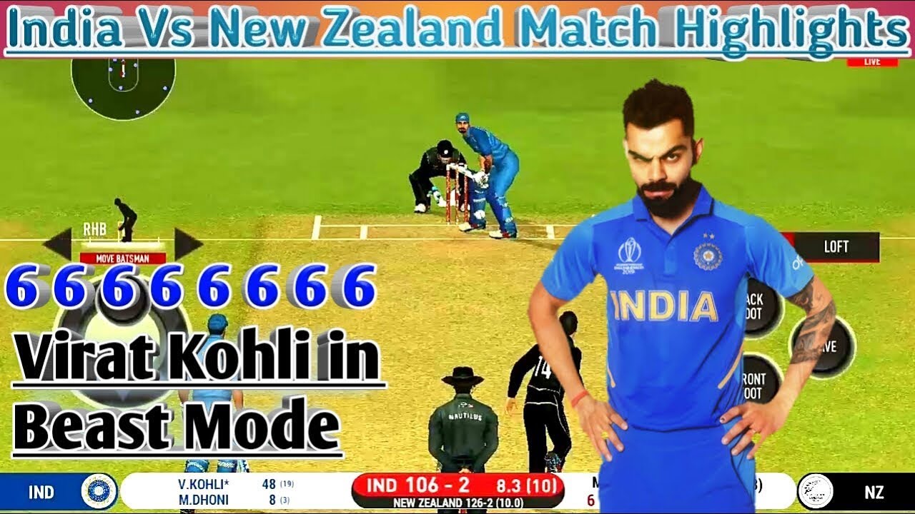 India Vs New Zealand Match Highlights || EA SC 07 | EA Sports Cricket 07 Gameplay
