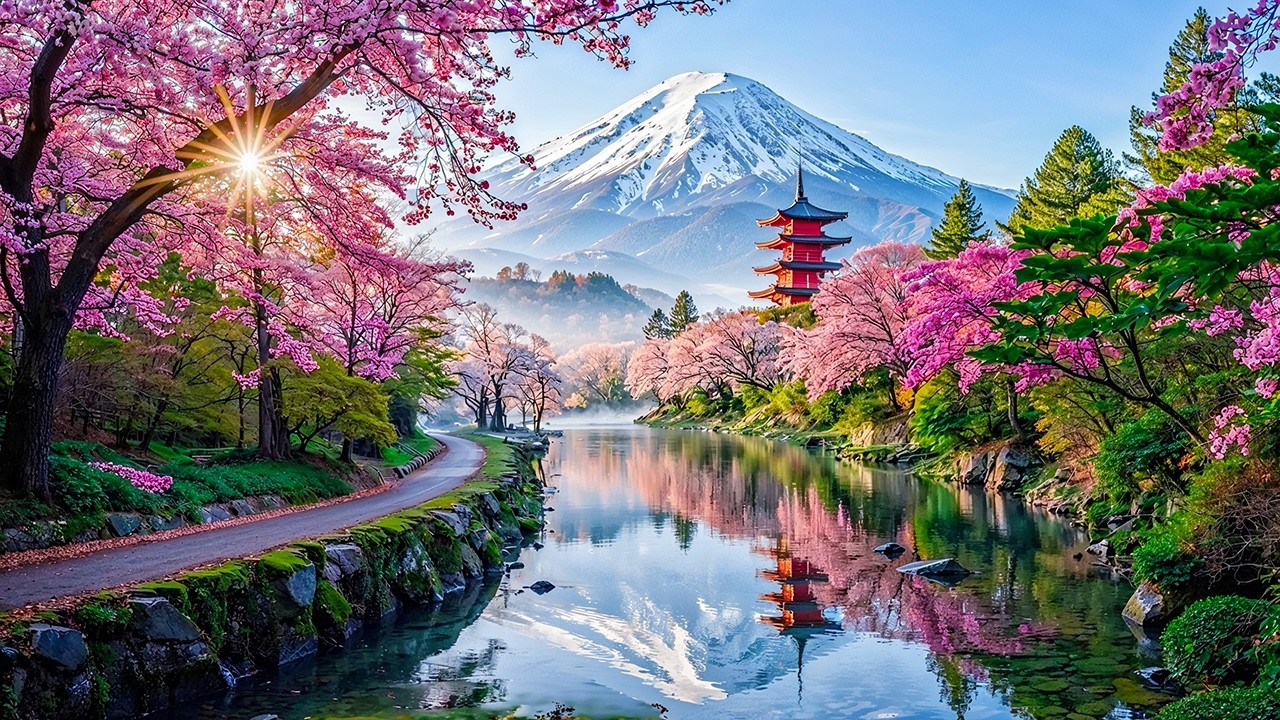 Spring Sakura Piano Healing 🌸 Beautiful Relaxing Music for Anxiety Relief & Stop Overthinking