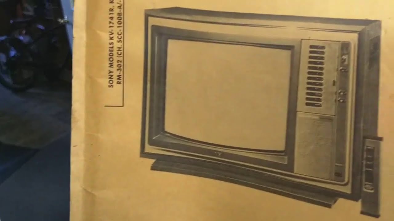 Ремонт цветного телевизора Sony Trinitron KV-1942R 1970-х годов. Часть 1/? - обзор