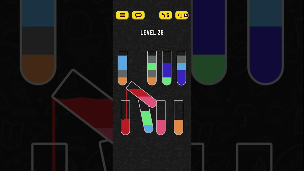 Water Sort Puzzle Level 28