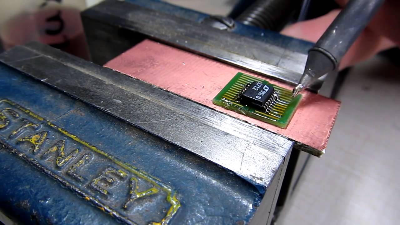 #99: Drag Soldering of an SSOP IC Package demonstration