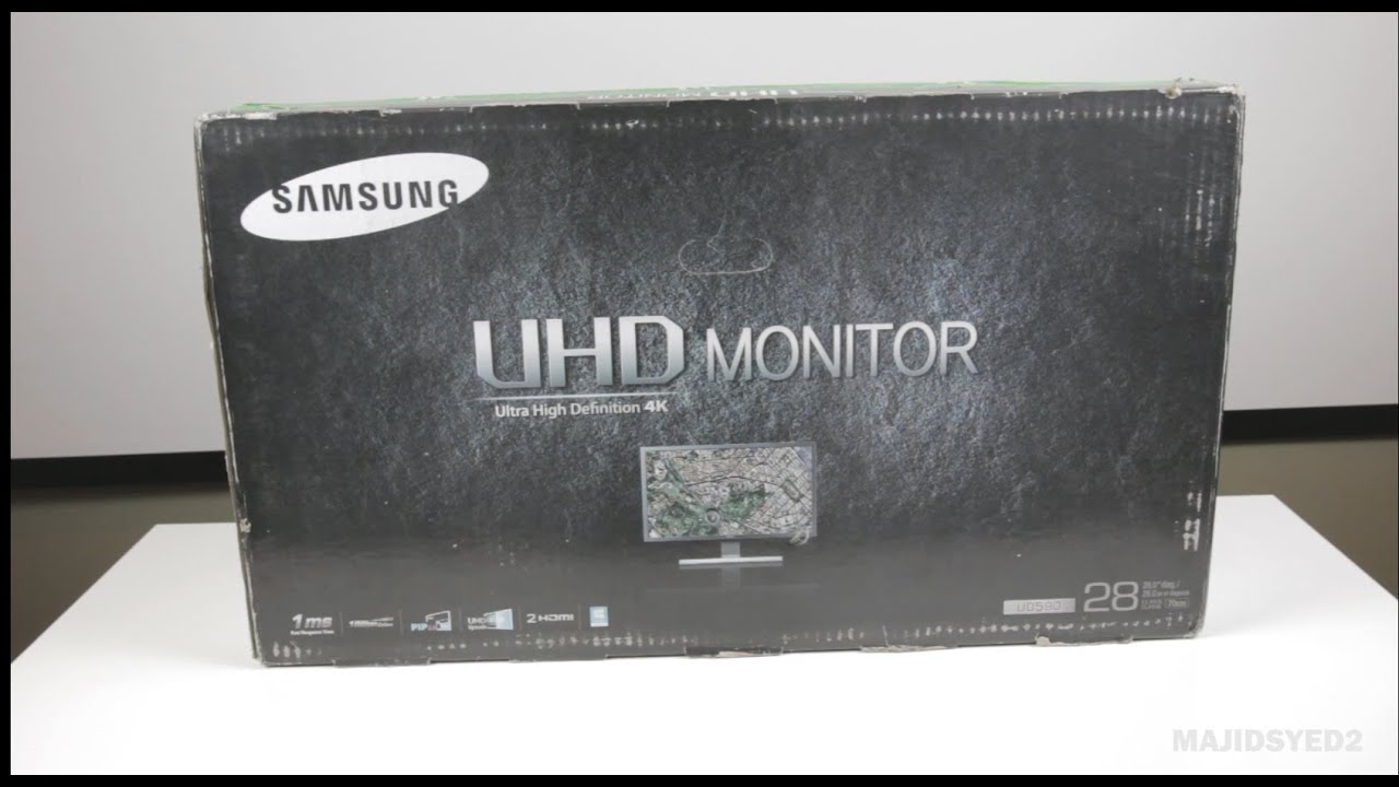 Samsung UD590 4K UHD Monitor Unboxing (U28D590D)