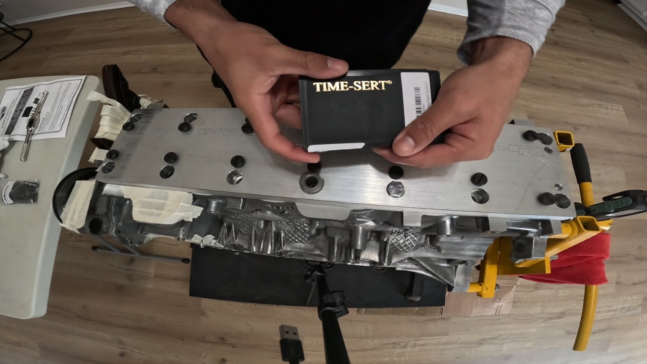 BMW E46 M5X Engine block thread repair (ZERO MACHINING REQUIRED)