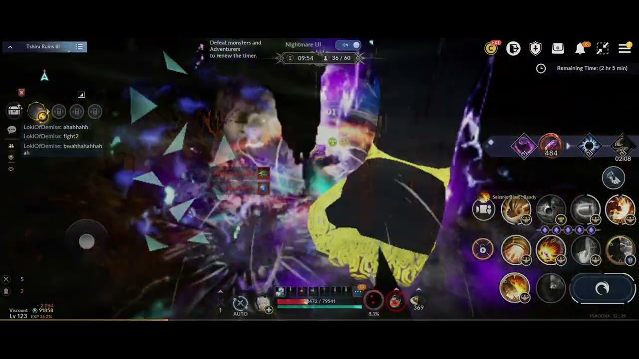 BLACK DESERT MOBILE NM3 FIGHT AGAINST SAGE 99K+ OF MYST THIS WHAT HAPPENED IF U ABUSE UR CP🤣🤣🤣