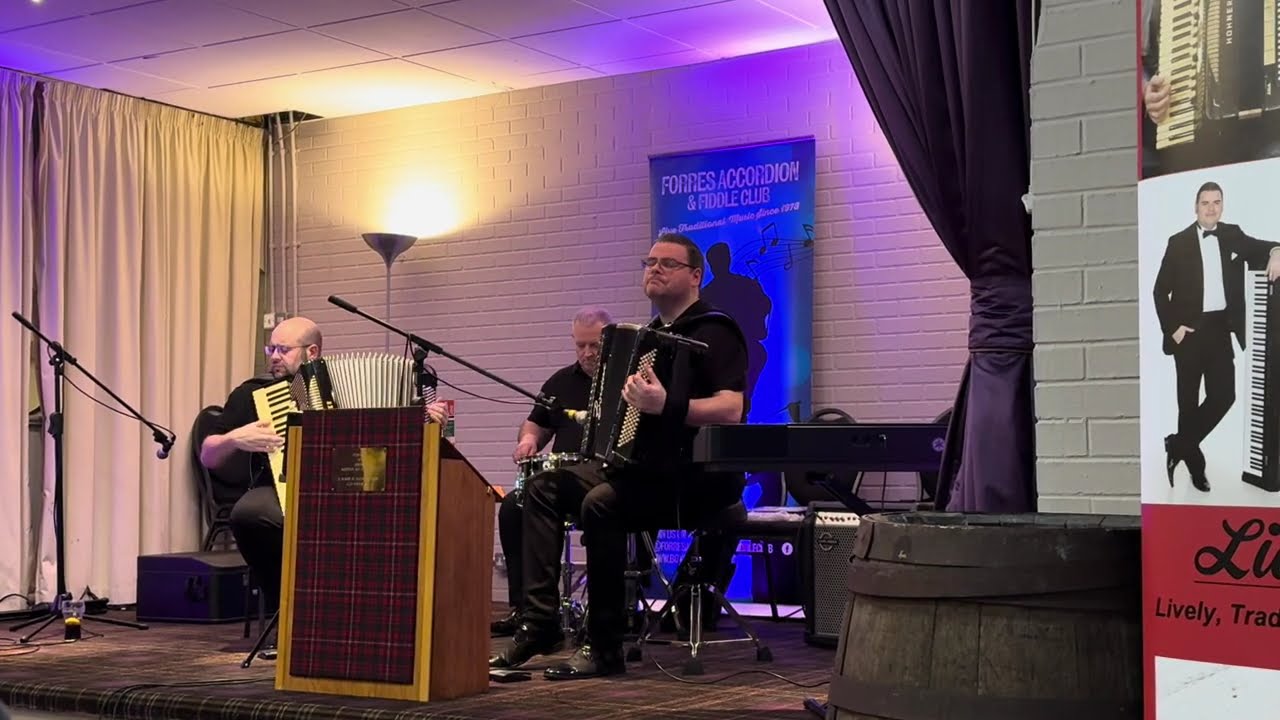 Fantastic music from Liam Stewart Trio at Forres