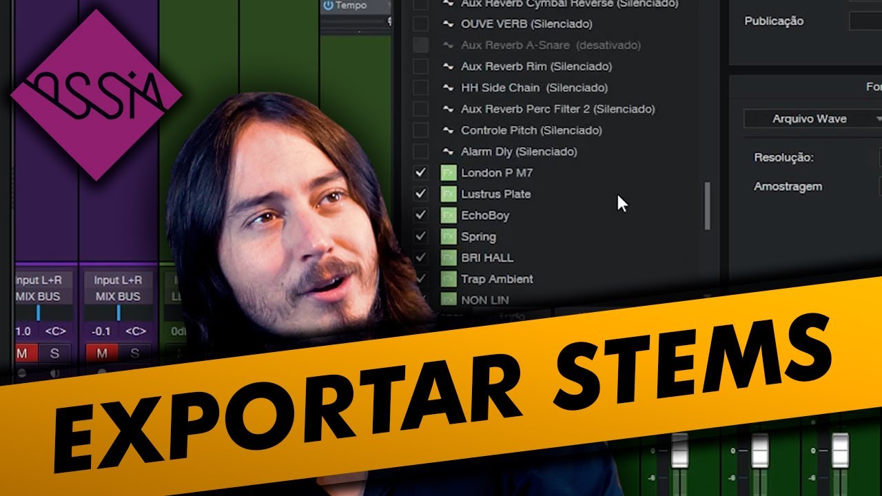 COMO EXPORTAR STEMS CORRETAMENTE NO STUDIO ONE