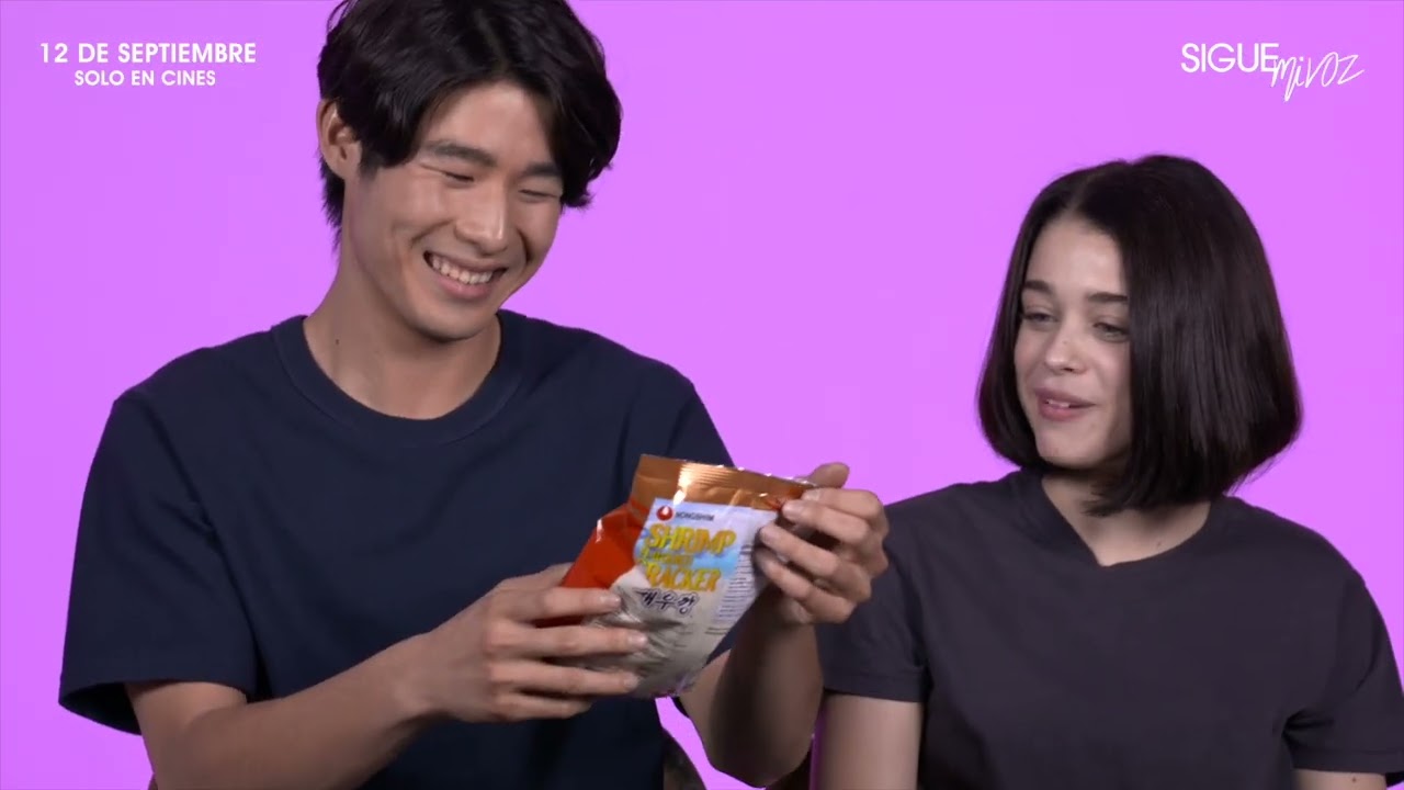 Probando Snacks Coreanos - SIGUE MI VOZ, 12 de septiembre en cines