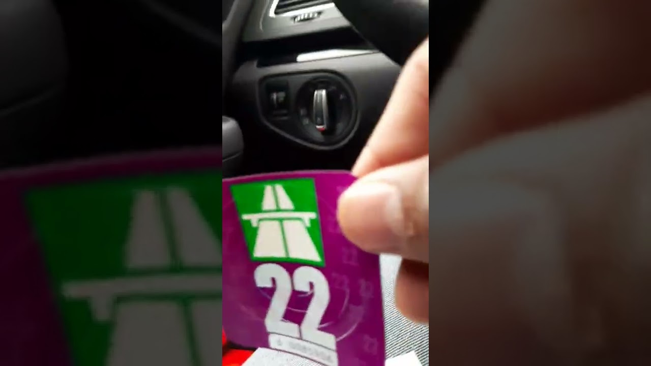 S4EP01, how to attach Switzerland vignette, Swiss motorway vignette