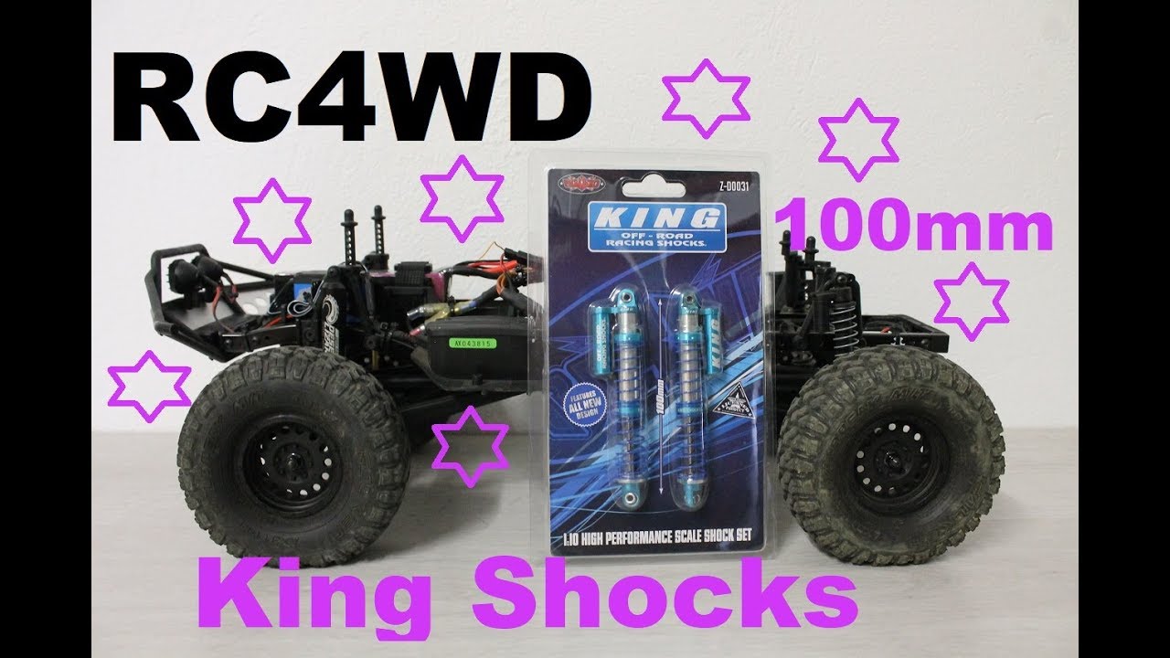 Axial SCX10 II Honcho Ep.8 -- RC4WD King Off Road Piggyback Scale Shocks 100mm