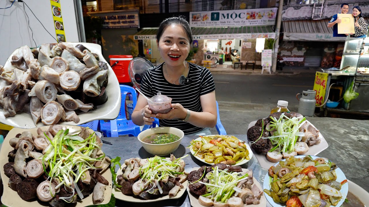 Ăn Cháo Lòng Chính Gốc Bắc 30k đến 200k siêu ngon của Vợ chồng Chủ quán U60 từ Bắc Giang vào Sài Gòn
