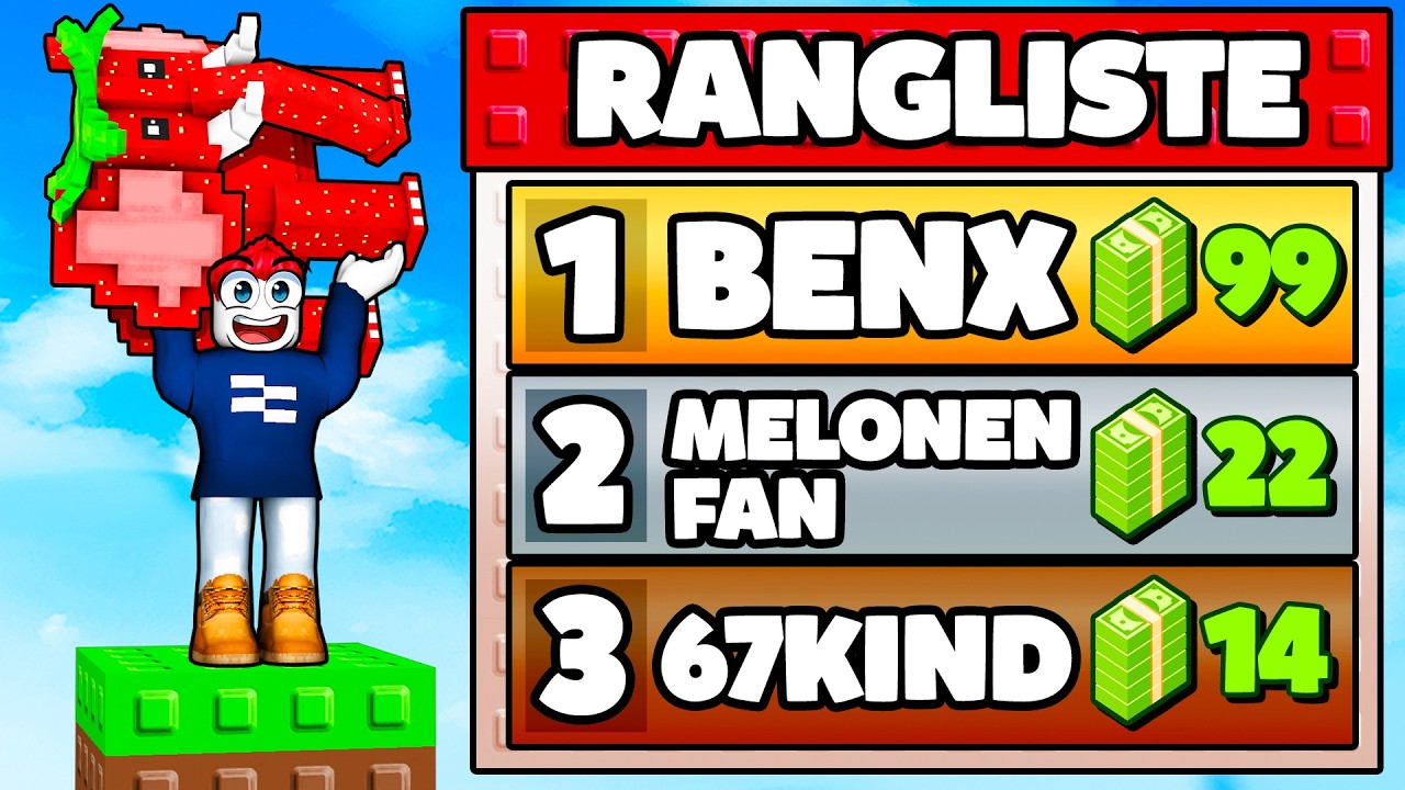 Kann ich Platz 1 der RANGLISTE werden? in Roblox