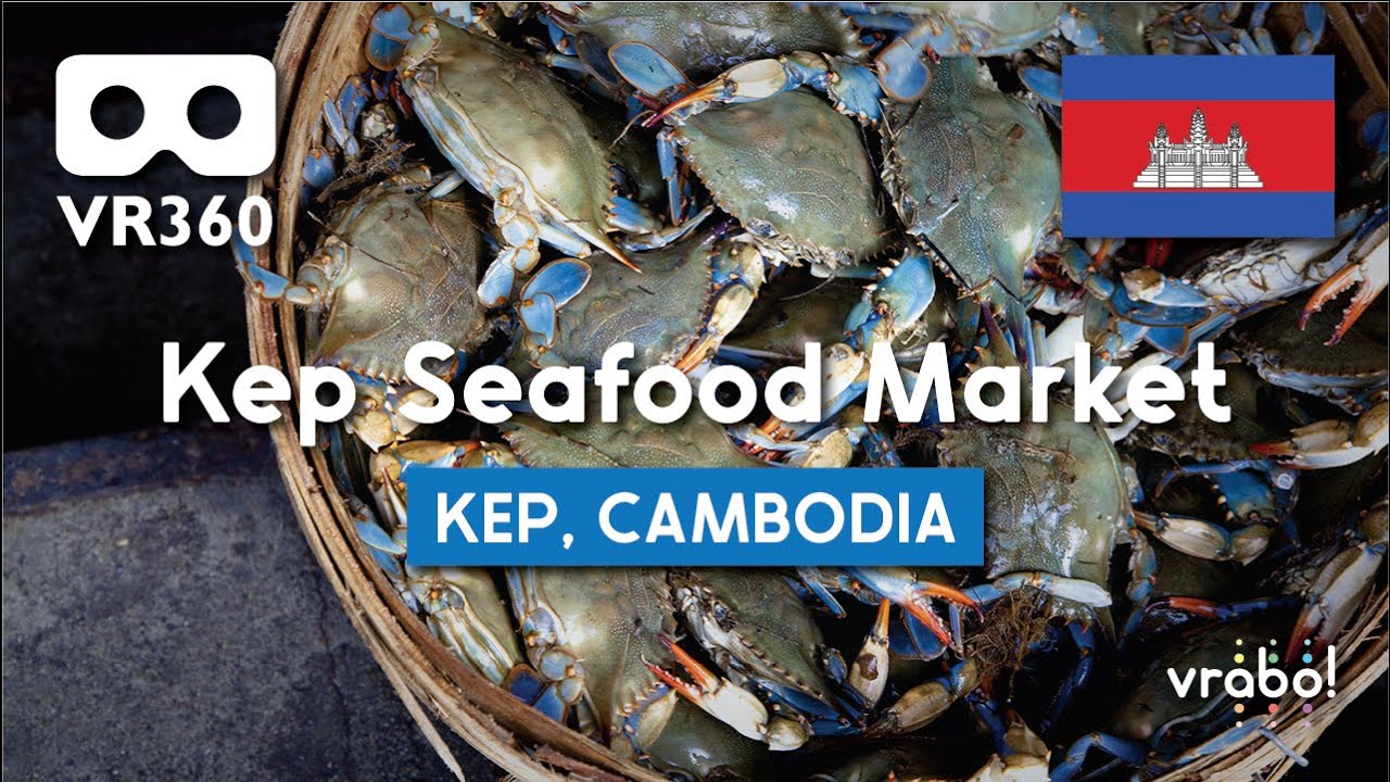 [VR360/5K] Kep Seafood Market (Kep City, Kep Province, Cambodia)
