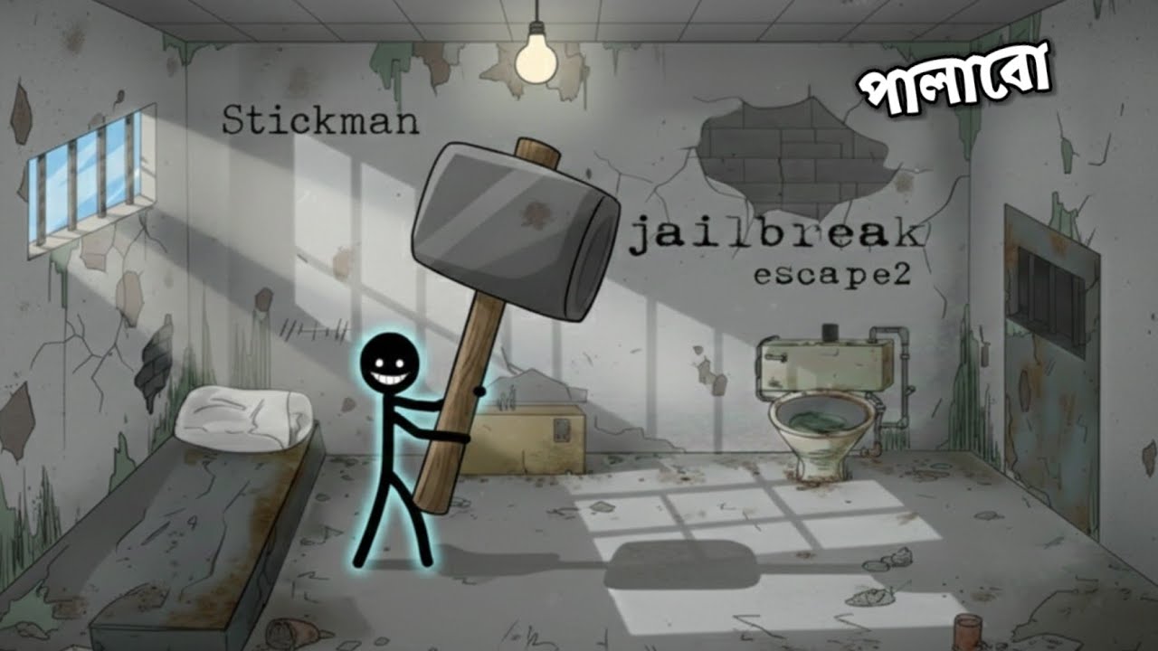 The Ultimate Great Escape: Stickman Jailbreak 2 // ANDREW GILL GAMER BANGLA 