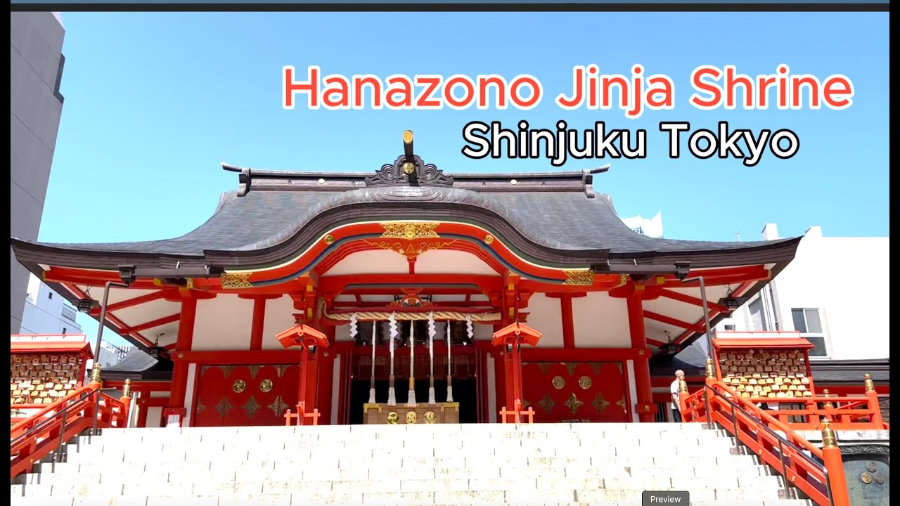 Hanazono Shrine, The Most Popular Shrine in Shinjuku, Tokyo, Japan