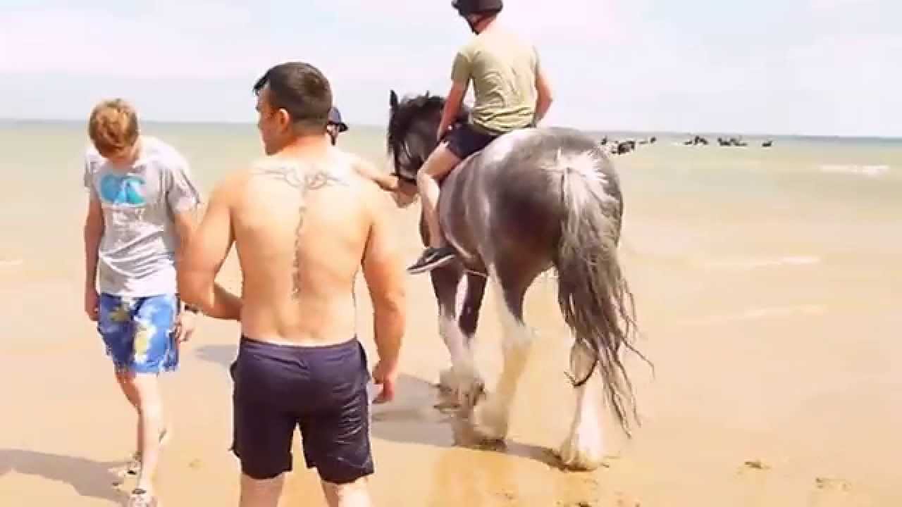 The Blues and Royals. Holkham Beach 2014