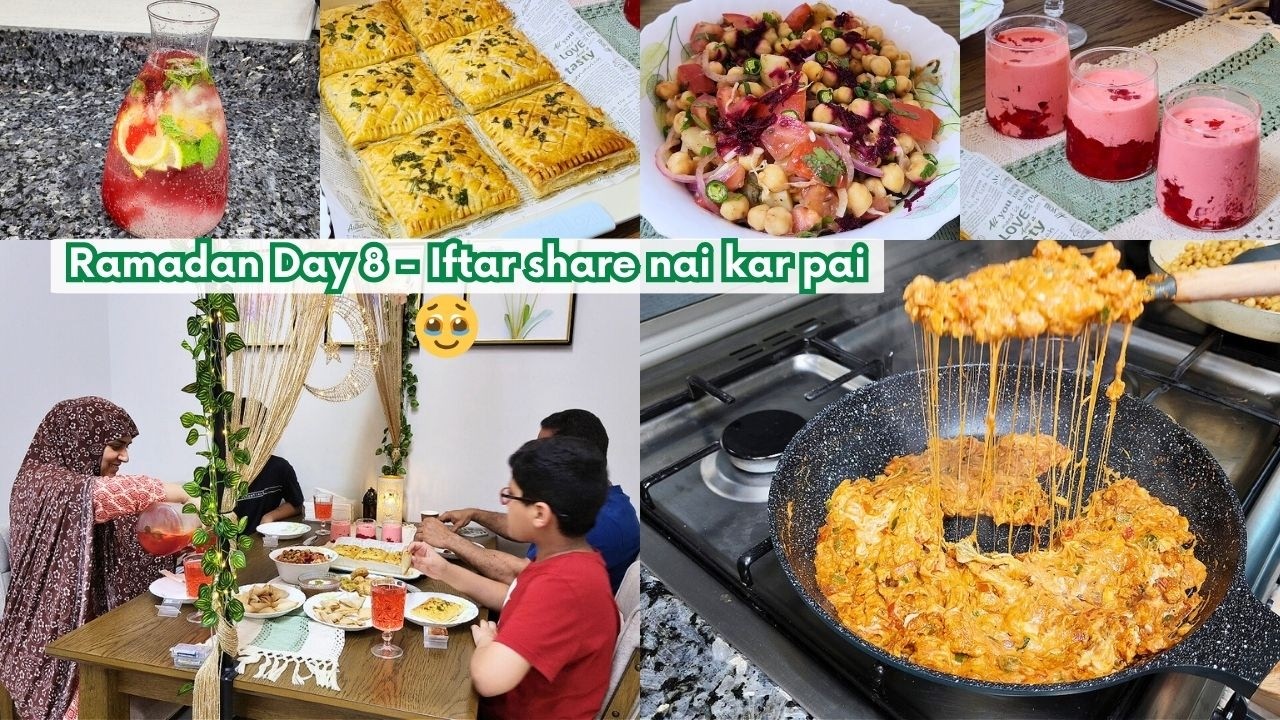 Neighbours k naseeb mein ye iftari nahi thi🥹 Cheesy Chicken patties - Milky Jello Shots- Chana chat