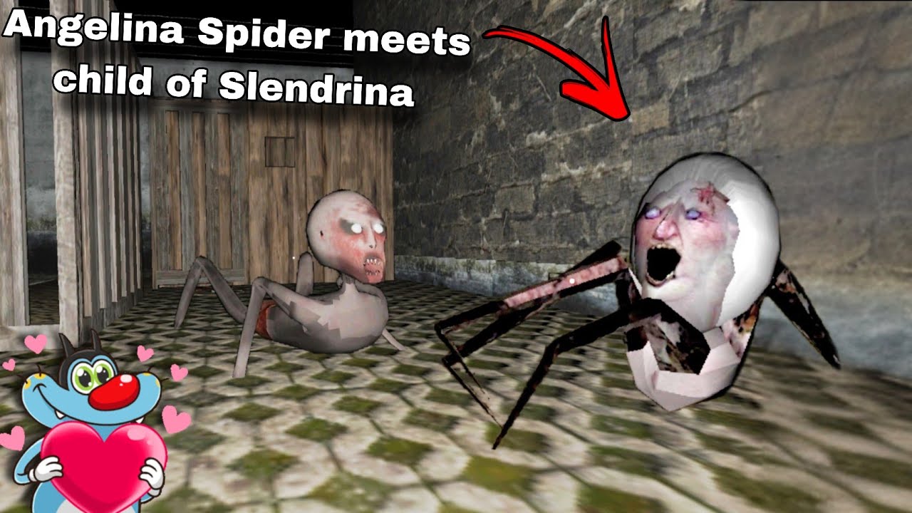 😳 Spider Angelina meets Slendrina's child in Granny Chapter Two New Update With Oggy and Jack