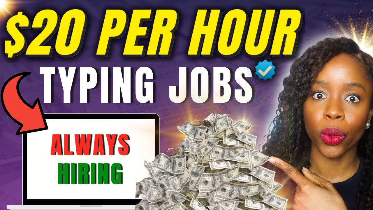 Make $20/HOUR with EASY Typing Jobs to make money online worldwide