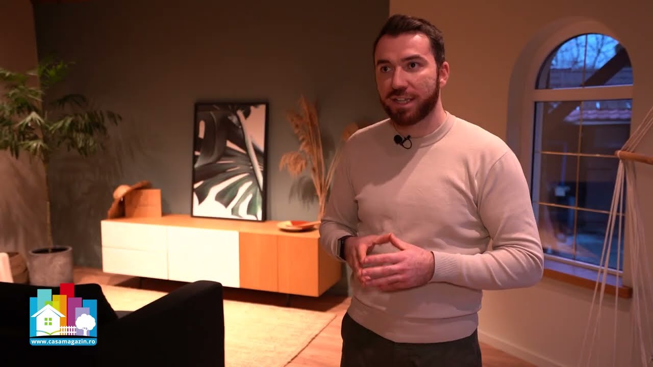 Livingul unei case din Fagaras a fost reamenajat total in stilul Japandi