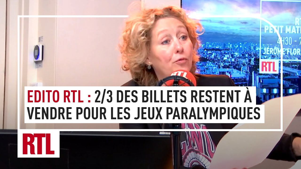 EDITO RTL : Encore beaucoup de billets &agrave; vendre pour les jeux paralympiques