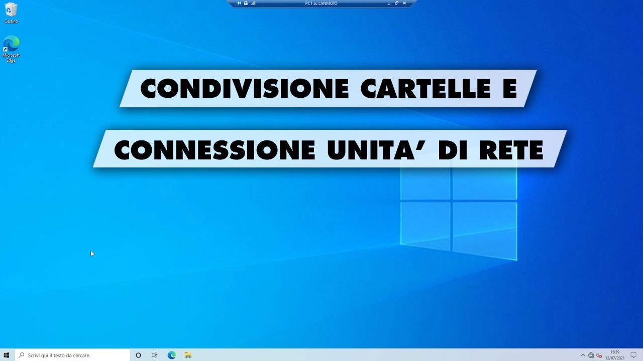 Condividere file e connettere unit&agrave; di rete Windows 10