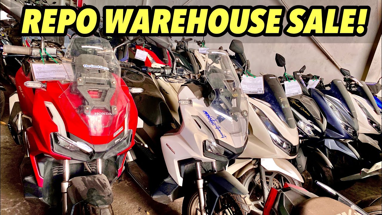 REPO MOTORCYCLE WAREHOUSE SALE SA QC.