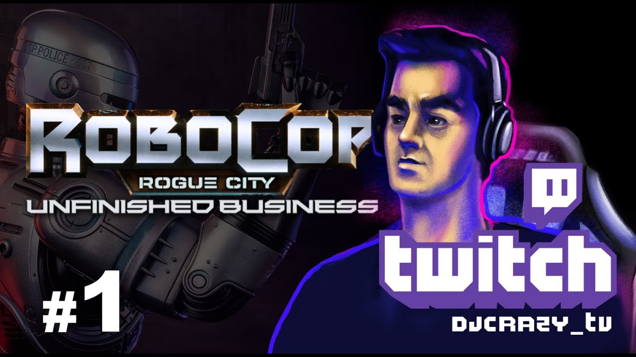 Прохождение / RoboCop: Rogue City - Unfinished Business / #1 (Стрим от 01.12.2025)