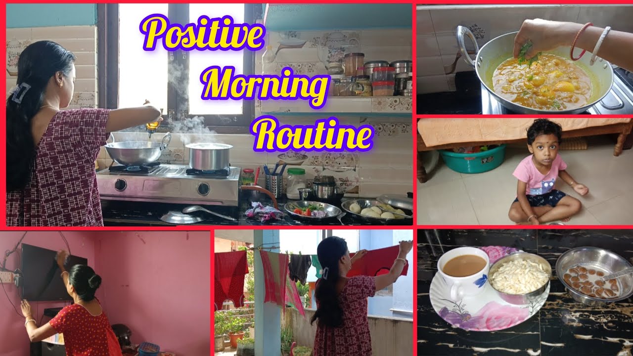 💁প্রতিদিনের একটা সুন্দর Positive Morning Routine ll আমাকে যেইভাবে Energetic করে তোলে 💐#bengalivlog 