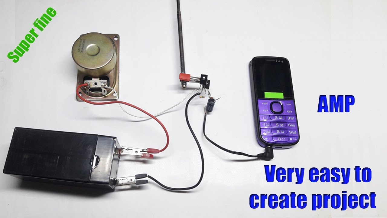 Make it easy for two transistor amplifier