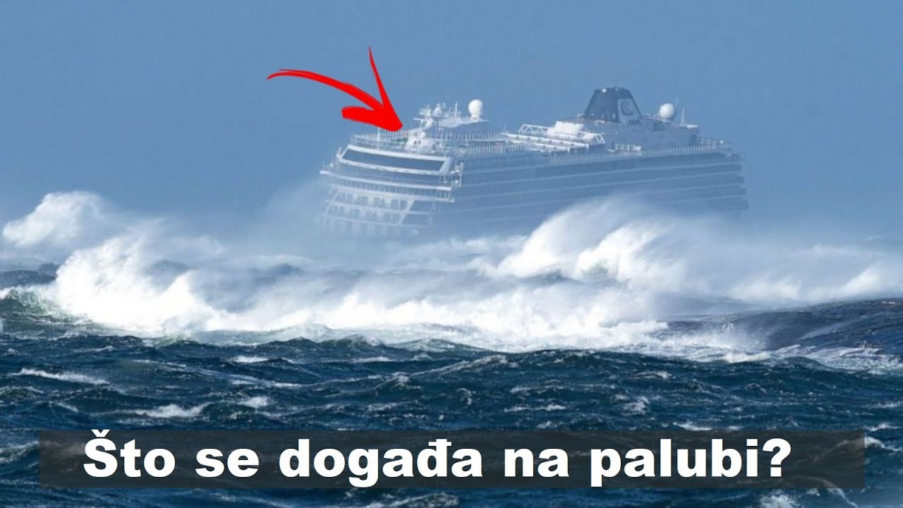 Putnički Kruzer u Oluji od 12 Bofora!