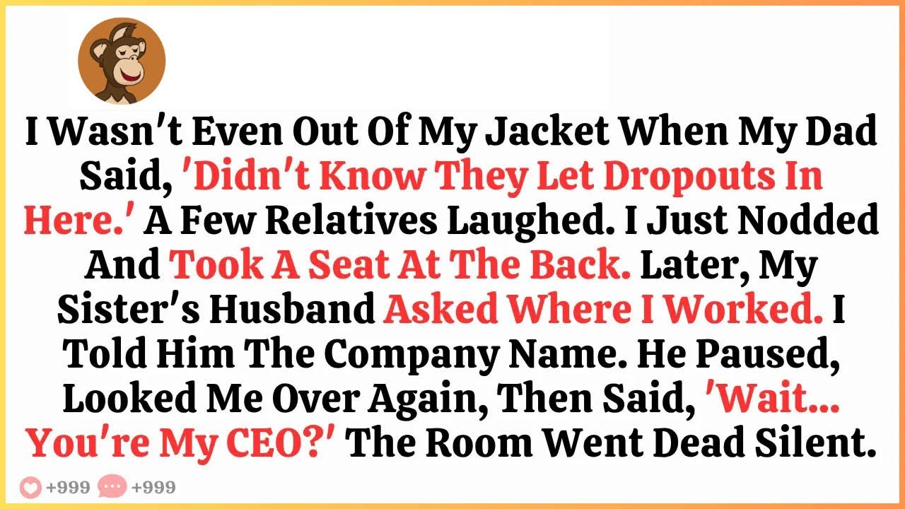 I Wasn’t Even Out Of My Jacket When My Dad Said, ‘Didn’t Know They Let